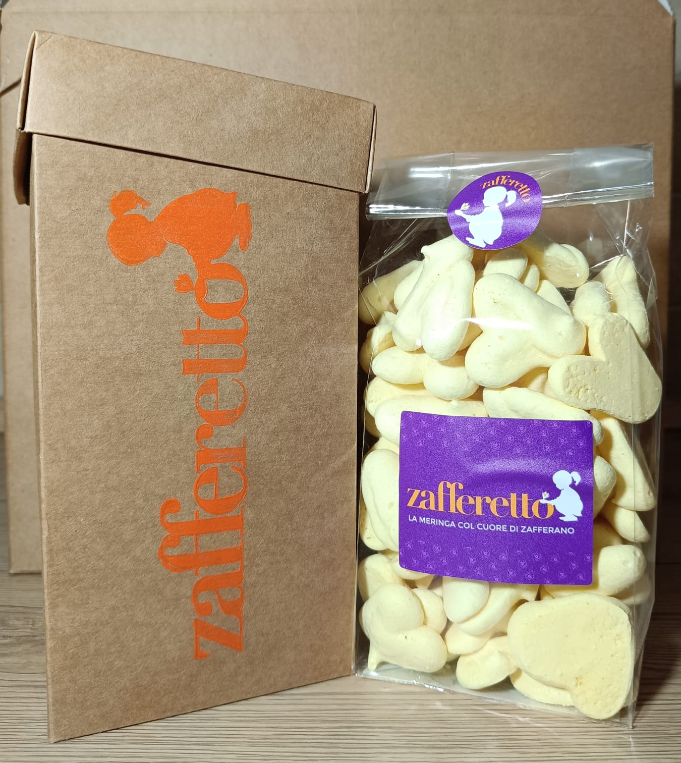 Meringa col cuore di zafferano